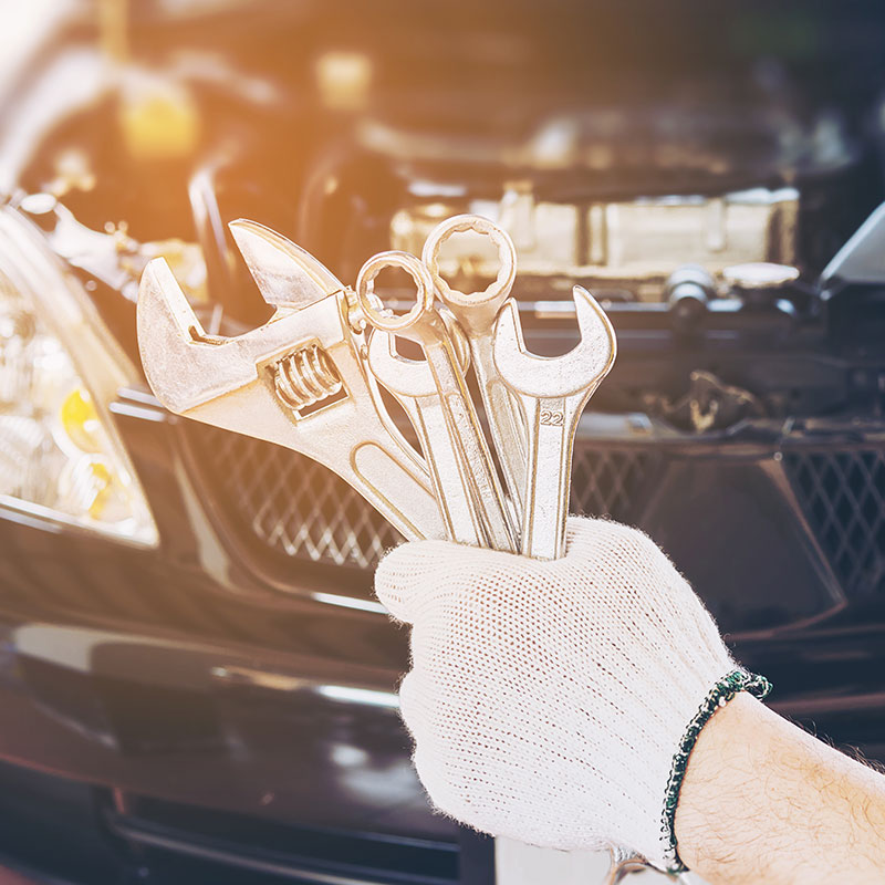 プロフェッショナルな整備風景